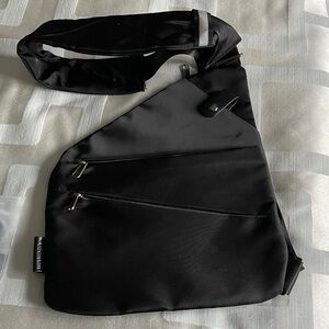 Elegant Black Men's Belt Bag
